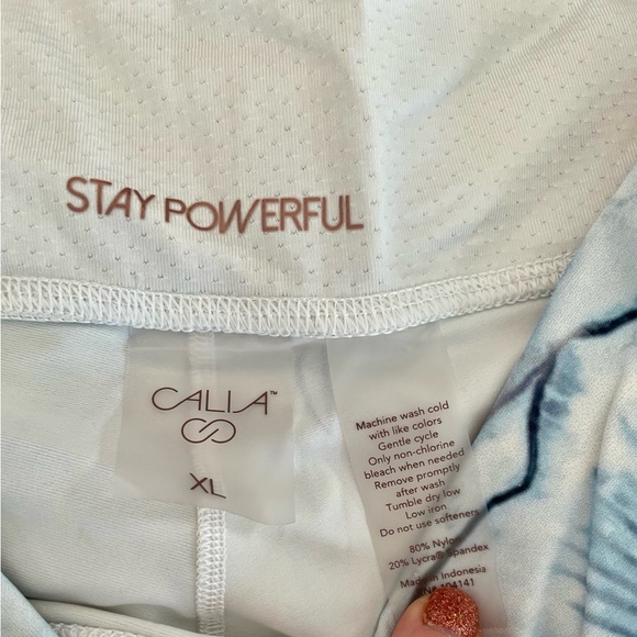 Calia - Energize 7/8 Legging - Flourished Floral Ardosia - Size XL - Picture 4 of 10